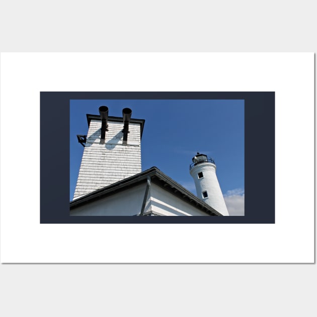 Tibbetts Point Lighthouse Diaphone Fog Horns Wall Art by photoclique